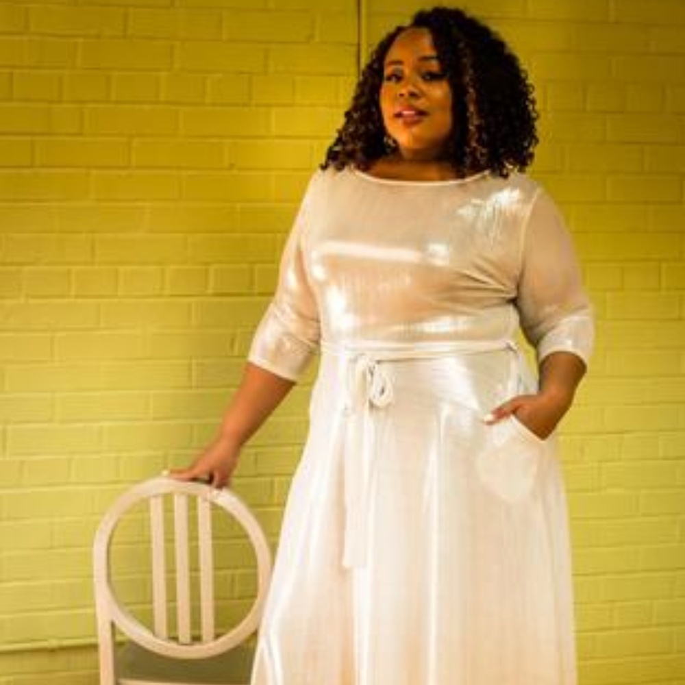 Plus size Maxi Dress with Pockets